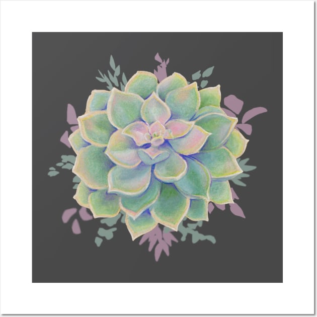 Succulent Wall Art by Warbler Creative